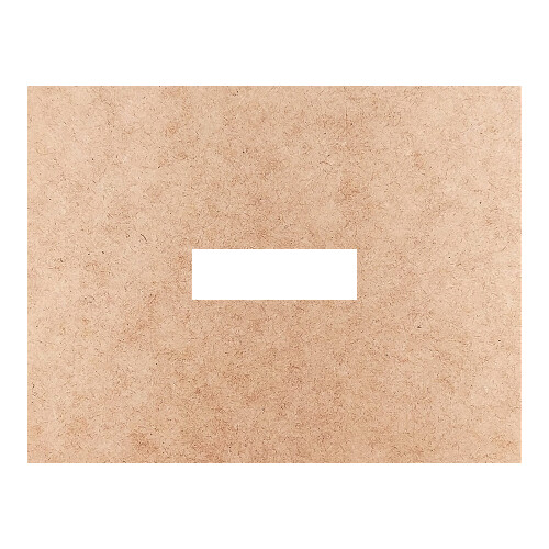 Recorte Moldura Ret 46 x 60 cm Borda 20 cm / MDF 3mm