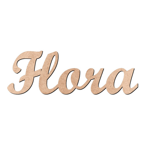 Recorte Flora Script Mt Std / MDF 3mm