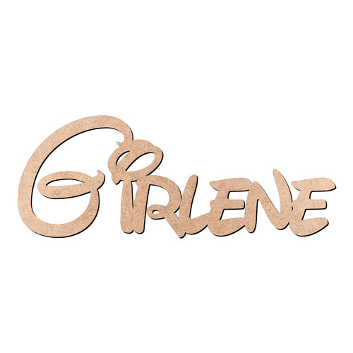 Recorte Girlene Disney / MDF 3mm