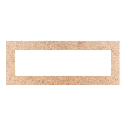 Recorte Moldura Ret 10 x 26 cm Borda 2 cm / MDF 3mm