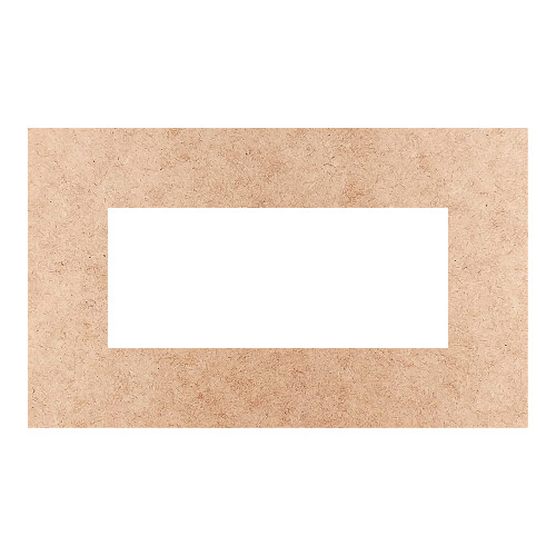 Recorte Moldura Ret 15 x 25 cm Borda 4 cm / MDF 3mm