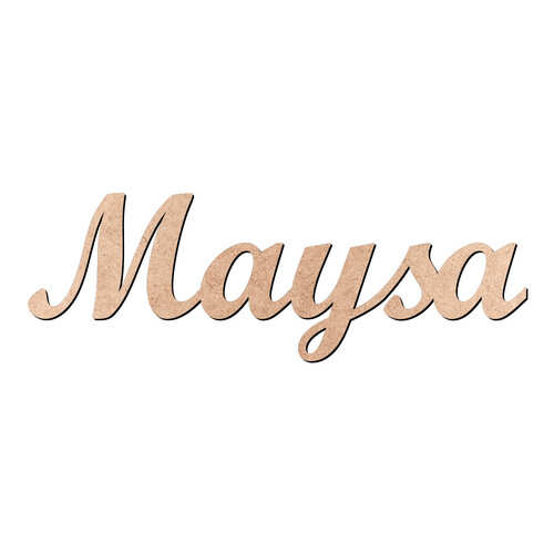 Recorte Maysa Script Mt Std / MDF 3mm