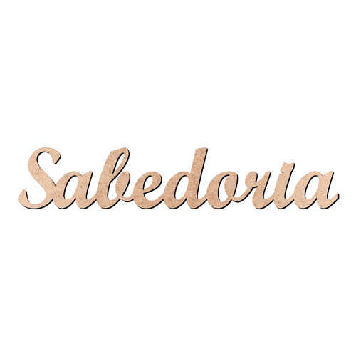 Recorte Sabedoria Script Mt Std / MDF 3mm