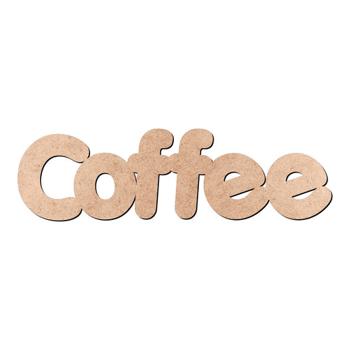 Recorte Coffee Porkys / MDF 3mm