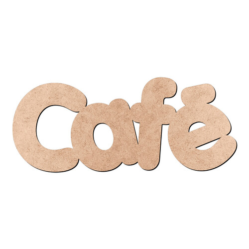 Recorte Café Porkys / MDF 3mm