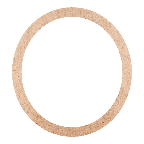 Recorte Moldura Arr 27 x 25 cm Borda 2 cm / MDF 3mm