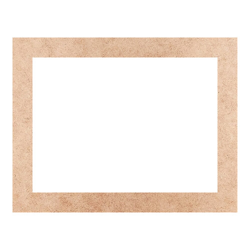 Recorte Moldura Ret 35 x 45 cm Borda 4 cm / MDF 3mm