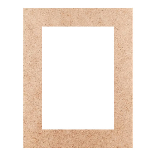 Recorte Moldura Ret 45 x 35 cm Borda 6 cm / MDF 3mm