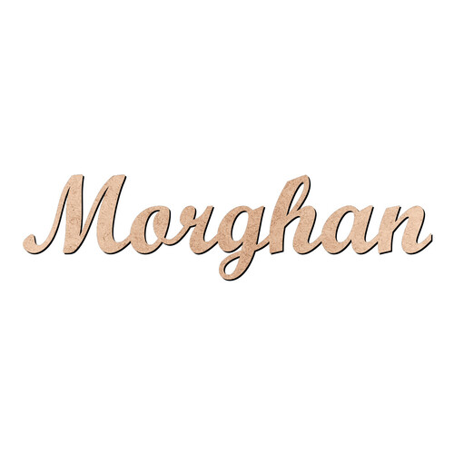 Recorte Morghan Script Mt Std / MDF 3mm