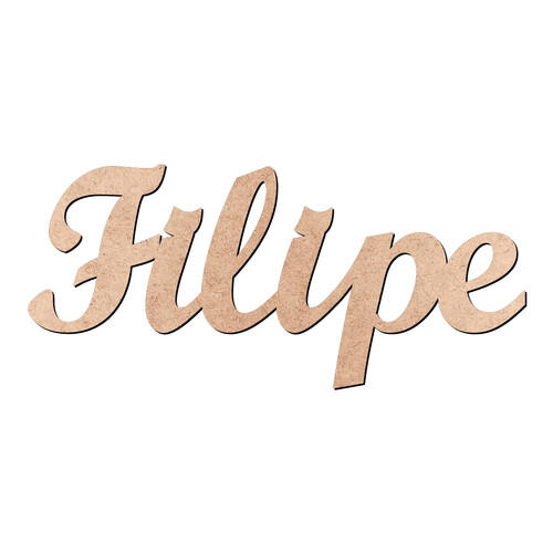 Recorte Filipe Script Mt Std / MDF 3mm