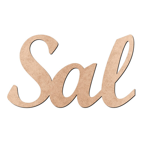 Recorte Sal Script Mt Std / MDF 3mm
