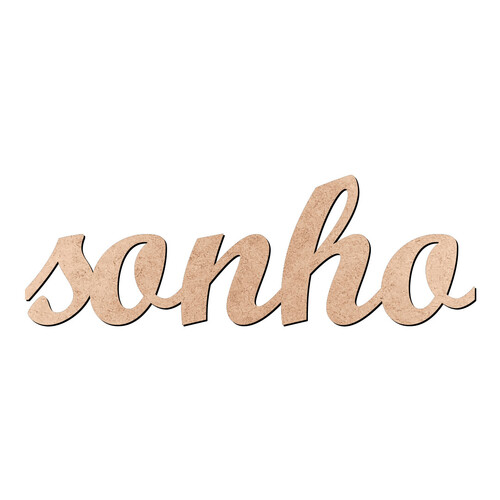 Recorte sonho Script Mt Std / MDF 3mm