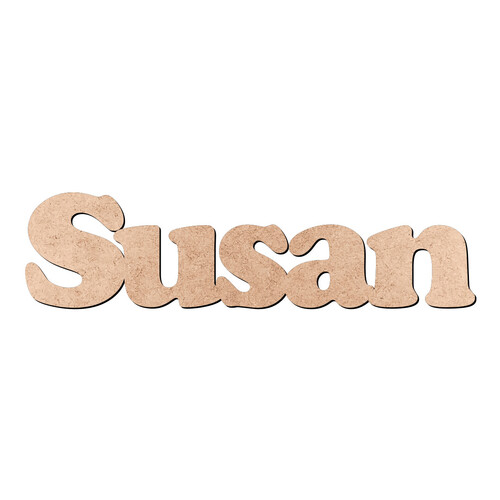 Recorte Susan Cooper Black / MDF 3mm