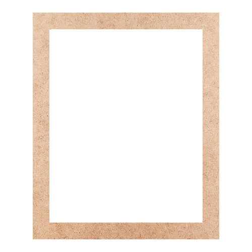 Recorte Moldura Ret 40 x 33 cm Borda 3 cm / MDF 3mm