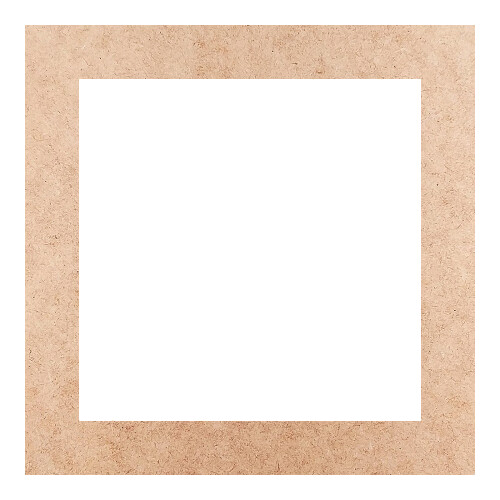 Recorte Moldura Quadrada 33 cm Borda 4 cm / MDF 3mm