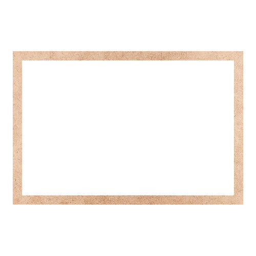 Recorte Moldura Ret 16 x 24 cm Borda 1 cm / MDF 3mm