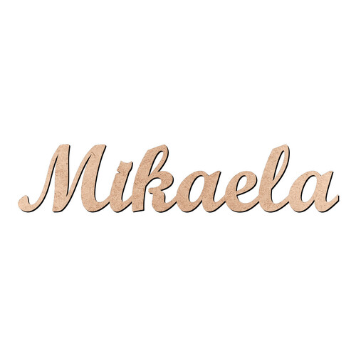 Recorte Mikaela Script Mt Std / MDF 3mm