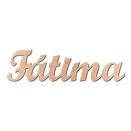 Recorte Fátima Script Mt Std / MDF 3mm