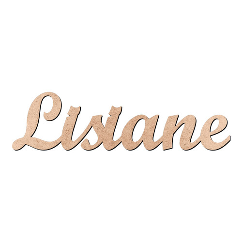 Recorte Lisiane Script Mt Std / MDF 3mm