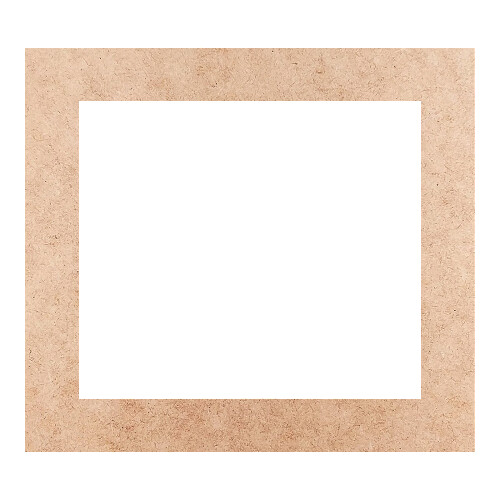 Recorte Moldura Ret 45 x 50 cm Borda 6 cm / MDF 3mm