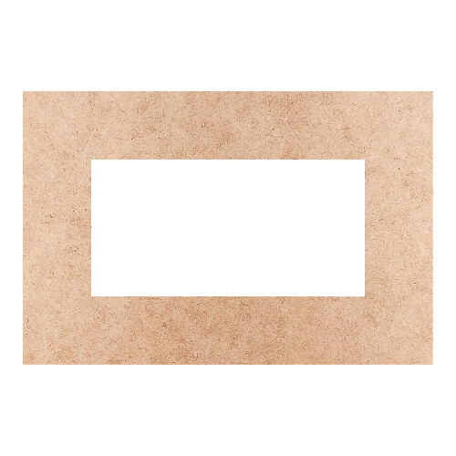 Recorte Moldura Ret 20 x 30 cm Borda 5 cm / MDF 3mm