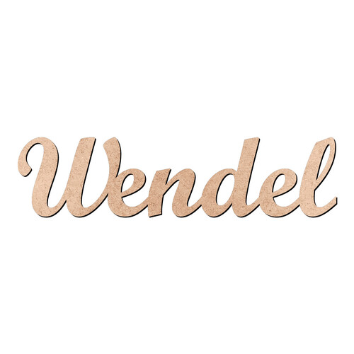 Recorte Wendel Script Mt Std / MDF 3mm