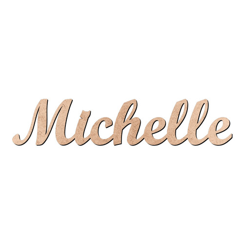 Recorte Michelle Script Mt Std / MDF 3mm