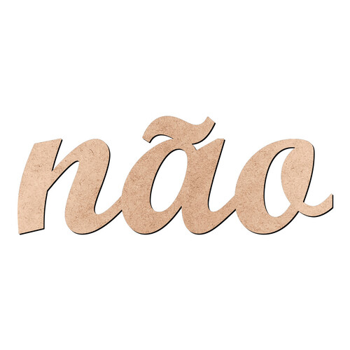 Recorte não Script Mt Std / MDF 3mm