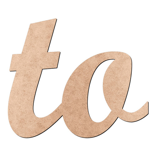 Recorte to Script Mt Std / MDF 3mm