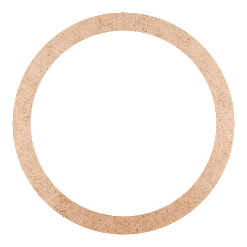 Recorte Moldura Circular 24 cm Borda 2 cm / MDF 3mm