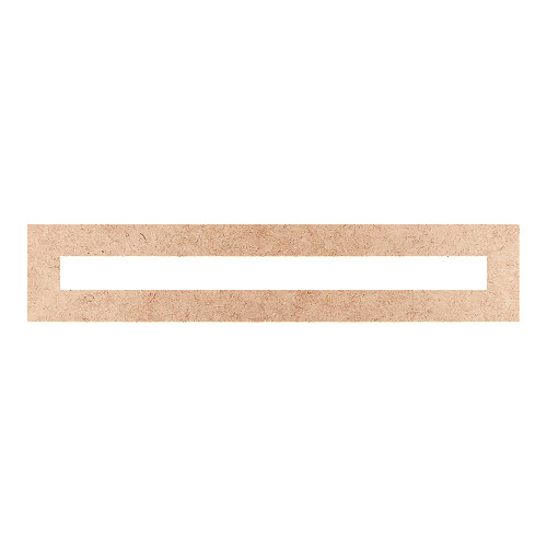 Recorte Moldura Ret 6 x 30 cm Borda 2 cm / MDF 3mm