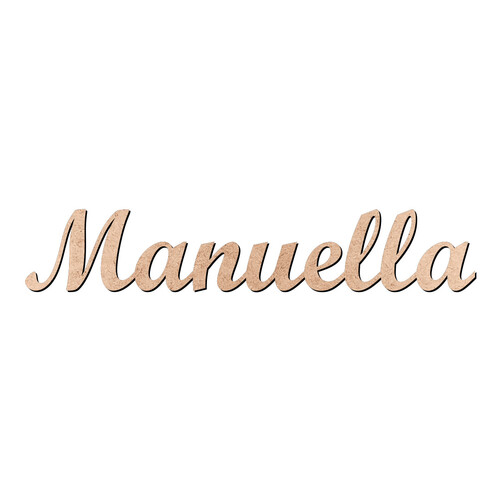 Recorte Manuella Script Mt Std / MDF 3mm