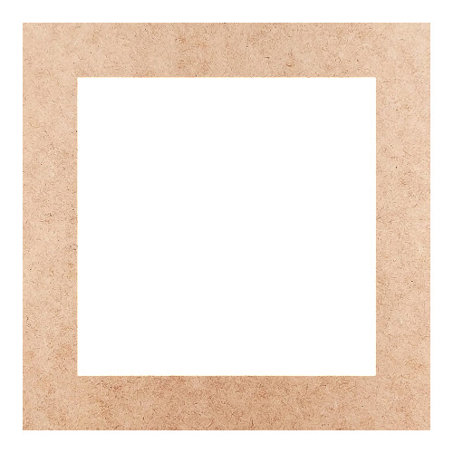 Recorte Moldura Quadrada 37 cm Borda 5 cm / MDF 3mm