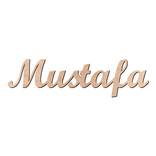 Recorte Mustafa Script Mt Std / MDF 3mm