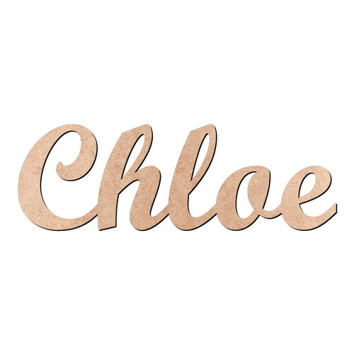 Recorte Chloe Script Mt Std / MDF 3mm