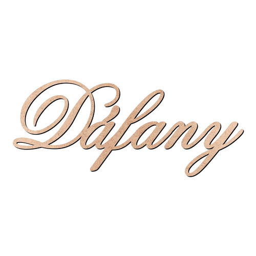 Recorte Dáfany Old Script / MDF 3mm
