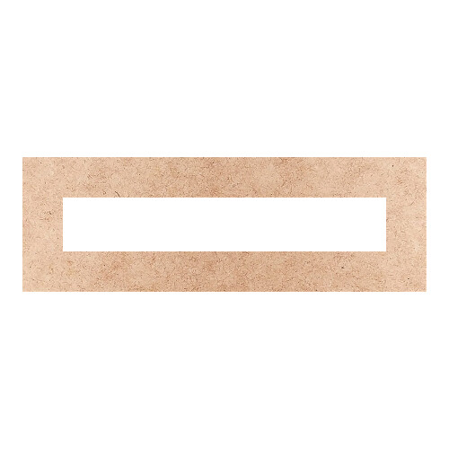 Recorte Moldura Ret 10 x 30 cm Borda 3 cm / MDF 3mm