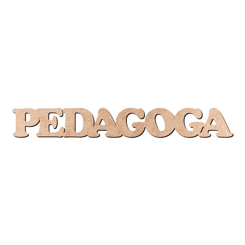 Recorte PEDAGOGA Cooper Black / MDF 3mm