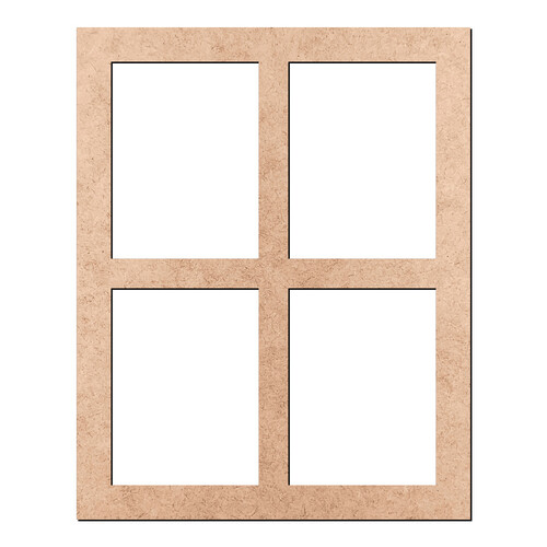 Recorte Janela Simples Retangular / MDF 3mm