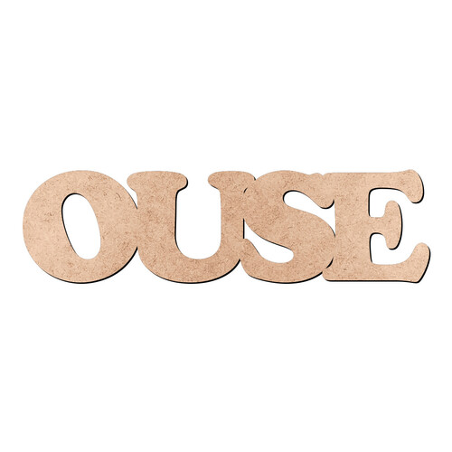 Recorte OUSE Cooper Black / MDF 3mm