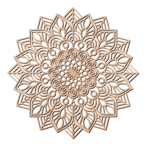 Recorte Mandala Vazada / MDF 3mm