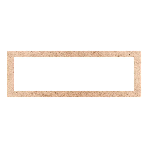 Recorte Moldura Ret 35 x 100 cm Borda 5 cm / MDF 3mm
