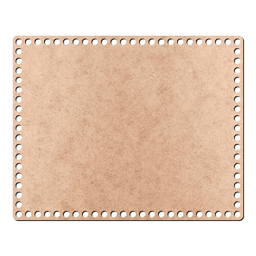 Recorte Base Ret Cesto Fio Malha 20 x 25 cm / MDF 3mm