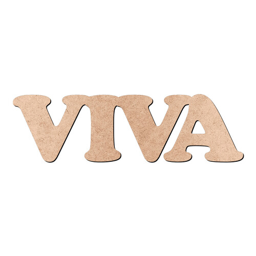 Recorte VIVA Cooper Black / MDF 3mm