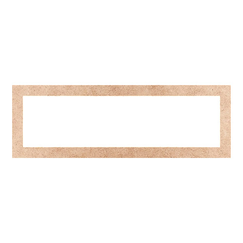 Recorte Moldura Ret 33 x 99 cm Borda 5 cm / MDF 3mm