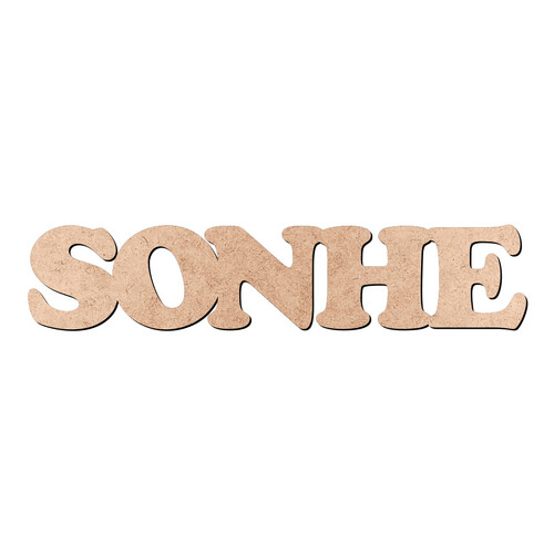 Recorte SONHE Cooper Black / MDF 3mm