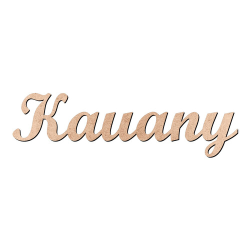 Recorte Kauany Script Mt Std / MDF 3mm