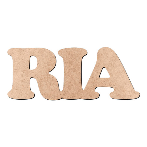 Recorte RIA Cooper Black / MDF 3mm