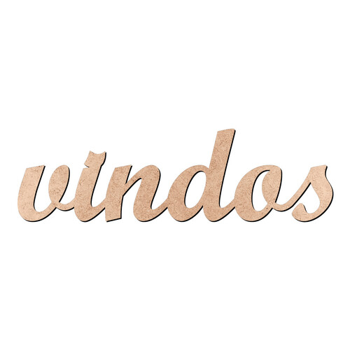 Recorte vindos Script Mt Std / MDF 3mm