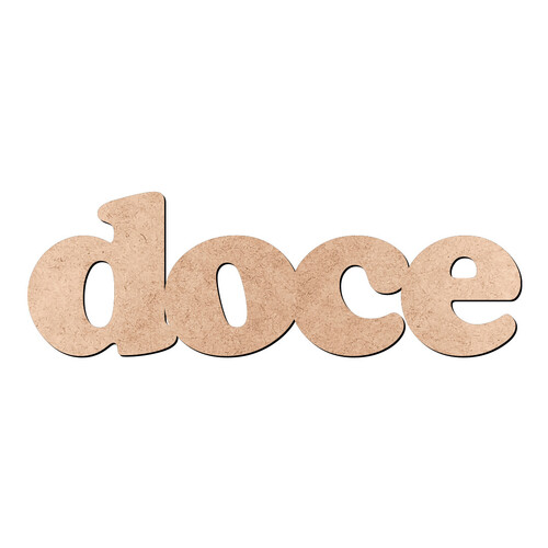 Recorte doce Cooper Black / MDF 3mm